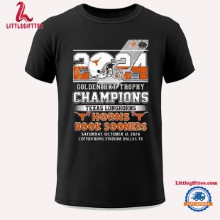 2024 Golden Hat Trophy Champions Texas Longhorns Unisex T Shirt