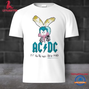 ACDC Fly On The Wall Tour 1985 Unisex T Shirt