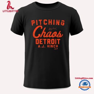 AJ Hinch Detroit Pitching Chaos Signature Unisex T Shirt