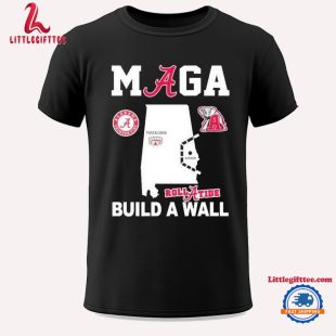 Alabama Crimson Tide MAGA Build A Wall Beat Georgia Unisex T Shirt