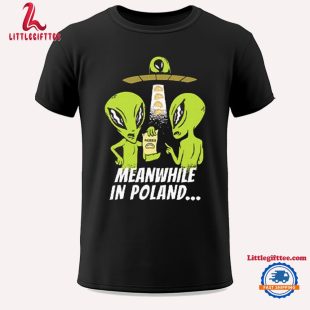 Alien Abduction Pierogi Polish Meanwhile In Poland Unisex T Shirt