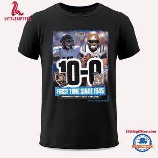 Army Black Knights Wins 10 0 Navy Midshipmen Football 2024 Game Final Score Unisex T Shirt