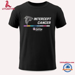 Atlanta Falcons 2024 NFL Intercept Cancer Crucial Catch Unisex T Shirt