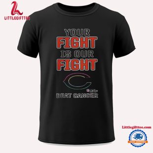 Chicago Bears Crucial Catch Intercept Cancer Your Fight Is Ours Unisex T Shirt