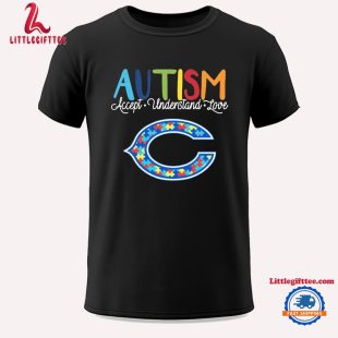 Chicago Bears NFL Autism Awareness Accept Understand Love 2024 Unisex T Shirt