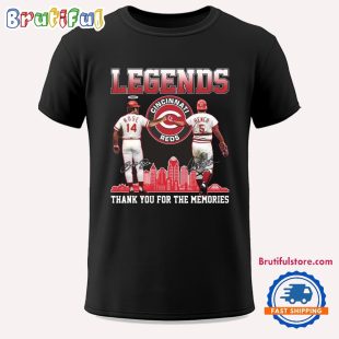 Cincinnati Pete Rose Johnny Bench Legends Thank You For The Memories Unisex T Shirt