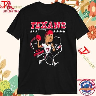 C.J. Stroud Houston Texans Homage Caricature Player Texas T Shirts