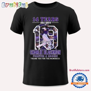 Colorado Rockies Charlie Blackmon Forever A Rookie Thank You For 14 Years Signature Unisex T Shirt