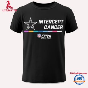 Dallas Cowboys 2024 NFL Intercept Cancer Crucial Catch Unisex T Shirt