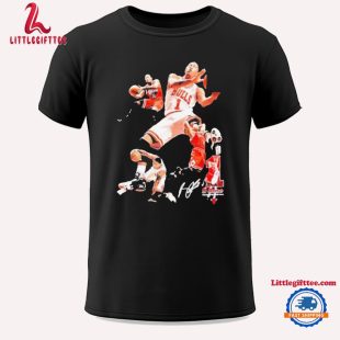 Derrick Rose Chicago Bulls Basketball Signature Unisex T Shirt