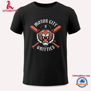 Detroit Tigers Motor City Gritties Unisex T Shirt