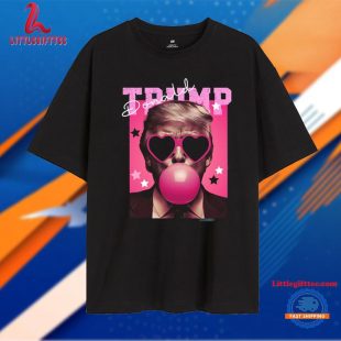 Donald Trump Shirt, Election Trump Shirt, Trump Bubble Gum Tee, Trump Pink Sun Glasses T Shirt