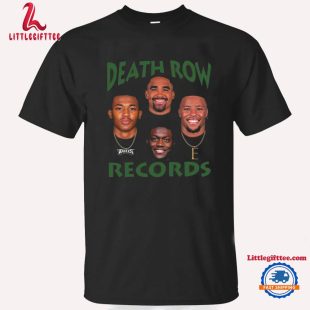 Eagles Death Row Records AJ Brown Jalen Hurts Devonta Smith Saquon Barkley Unisex T Shirt