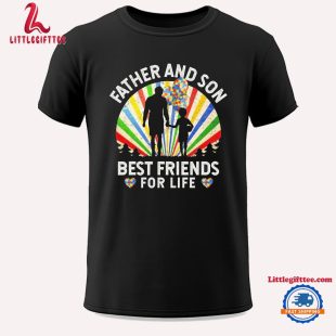 Father And Son Best Friends For Life Autism Awareness Unisex T Shirt