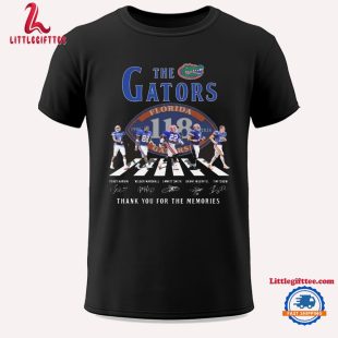 Florida Gators 118 Years Of The Gators 1906-2024 Thank You For The Memories Signatures Unisex T Shirt