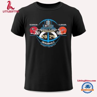 Florida Gators vs Georgia Bulldogs 2024 Rivalry Matchup November 2 Tier Bank Field Unisex T Shirt