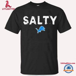 Football Salty Detroit Lions Christmas Coloring Unisex T Shirt