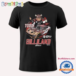 Gilliland Checkered Flag Sports Black Boozy Jerkey Car Unisex T Shirt