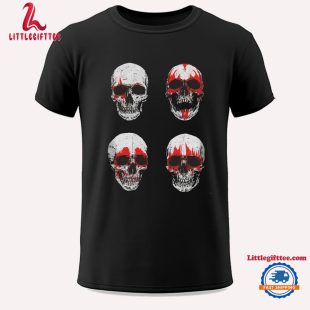 Glow In The Dark Hotter Than Hell Skulls Unisex T Shirt