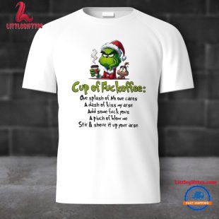 Grinch Santa Cup Of Fuckoffee Grinchmas Merry Christmas Unisex T Shirt