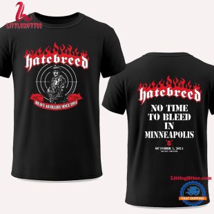 Hatebreed 30th Anniversary Minneapolis Oct 5 2024 Unisex T Shirt