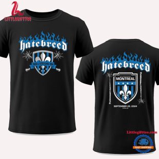 Hatebreed Montreal September 29 2024 Concert Unisex T Shirt