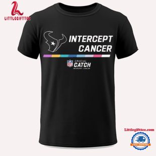 Houston Texans 2024 NFL Intercept Cancer Crucial Catch Unisex T Shirt