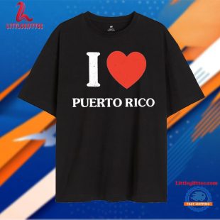 I Love Puerto Rico Unisex T Shirt