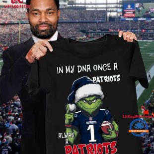 In My DNA Once Always A New England Patriots Grinch Football Christmas New T Shirt