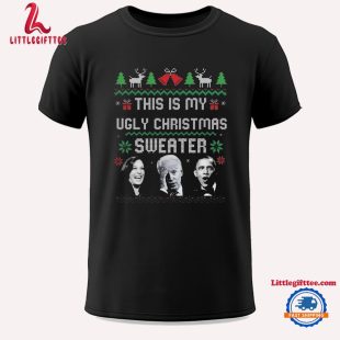 Kamala Biden Obama This Is My Ugly Christmas 2024 Unisex T Shirt