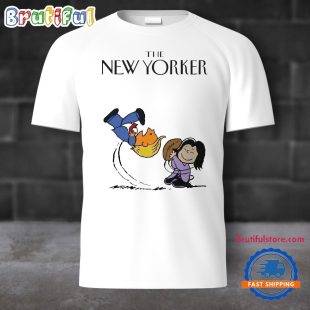 Kamala Harris And Donald Trump Peanuts The New Yorker Unisex T Shirt