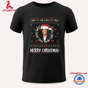 Kamala Harris Merry Christmas 2024 Ugly Christmas Unisex T Shirt