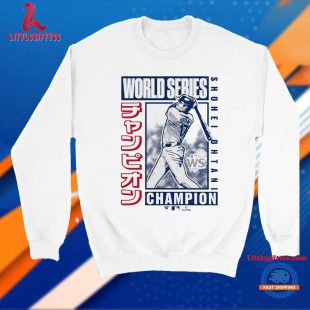 Kanji Swing Los Angeles Dodgers World Series Champions MLB 2024 T Shirt