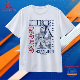 Kanji Swing Los Angeles Dodgers World Series Champions MLB 2024 T Shirt