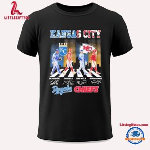 Kansas City Chiefs X Kansas City Royals Abbey Road Signatures Unisex T Shirt