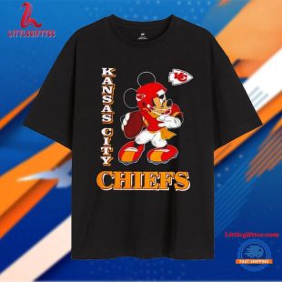 Kansas City Chiefs X Mickey Mouse Player Helmet Unisex T Shirt