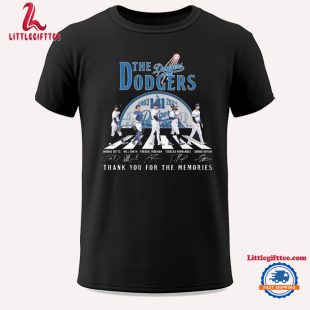 Los Angeles Dodgers 141th Anniversary 1883-2024 Walking Signatures Unisex T Shirt