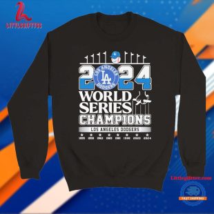 Los Angeles Dodgers 2024 World Series Champions 8th Time Unisex T Shirt