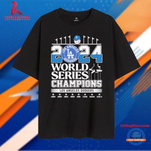 Los Angeles Dodgers 2024 World Series Champions 8th Time Unisex T Shirt