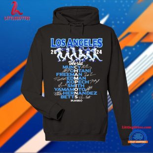 Los Angeles Dodgers 2024 World Series Champions Player Graphic New T Shirt