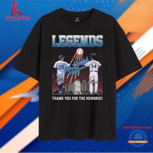 Los Angeles Dodgers Legends Thank You For The Memories Unisex T Shirt