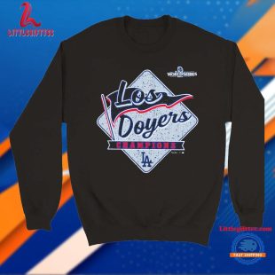 Los Angeles Dodgers Shield 2024 World Series Champions Logo T Shirt