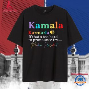 Madam President Kamala Harris T Shirt, Election 2024 Shirt, Vote Democrat Harris Tee