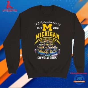 Michigan Wolverines Football 145th Anniversary 1879-2024 Go Wolverines Unisex T Shirt