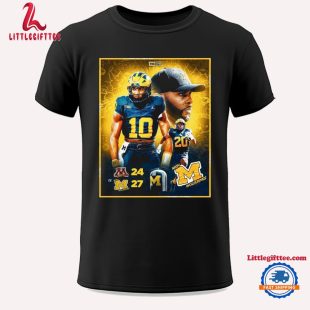 Minnesota Golden Gophers 24-27 Michigan Wolverines Unisex T Shirt