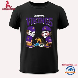 Minnesota Vikings NFL Halloween Peeing Unisex T Shirt