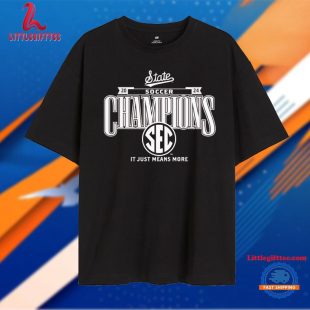 Mississippi State Bulldogs 2024 SEC Women’s Soccer Champions It Just Means More Regular Season T Shirt