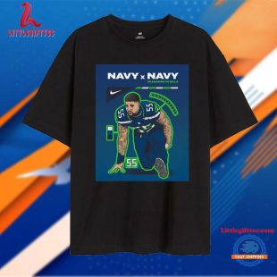 Navy X Navy Seahawks vs Bills 2024 Week 8 Game Unisex T Shirt