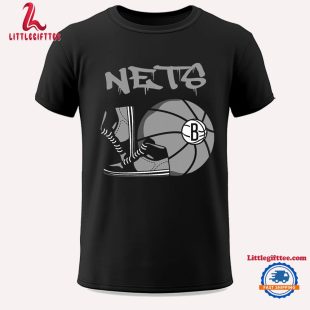 NBA Brooklyn Nets Pattern Logo Basketball Team Design Limited New Season T Shirt