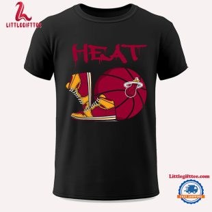 NBA Miami Heat Logo Pattern Logo Basketball Team Design Limited New Season T Shirt